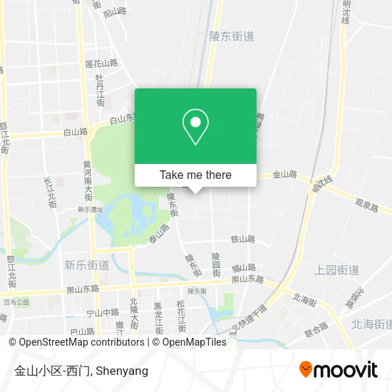 金山小区-西门 map