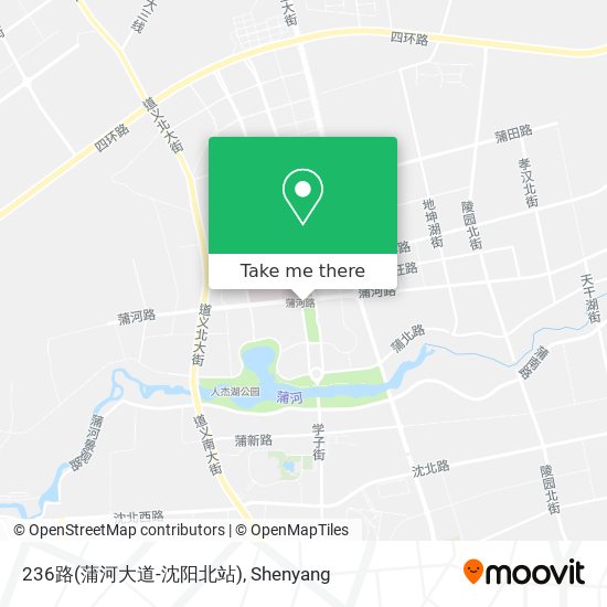 236路(蒲河大道-沈阳北站) map