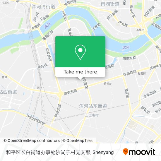 和平区长白街道办事处沙岗子村党支部 map