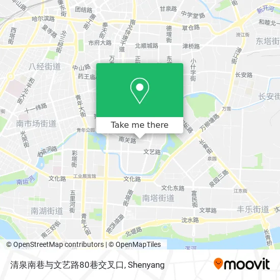 清泉南巷与文艺路80巷交叉口 map