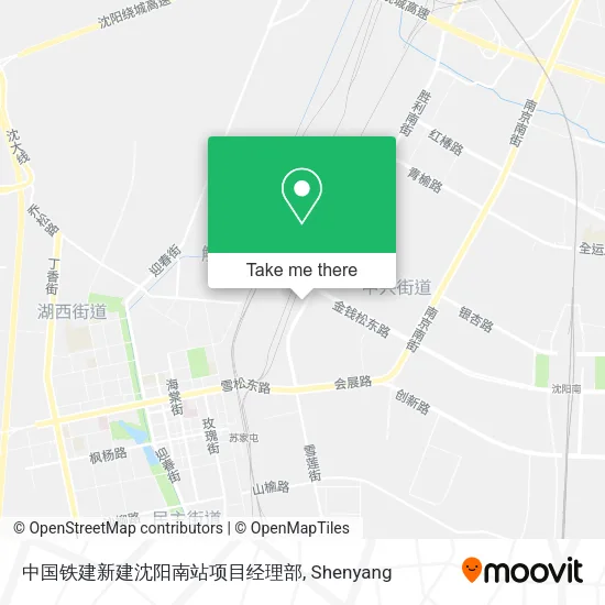 中国铁建新建沈阳南站项目经理部 map