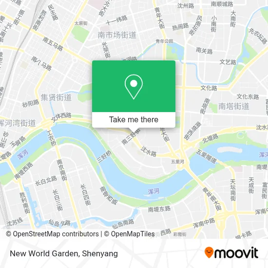 New World Garden map