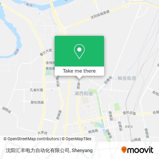 沈阳汇丰电力自动化有限公司 map
