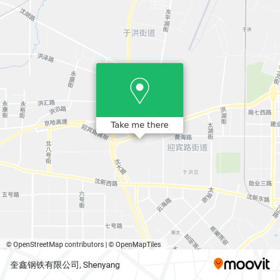 奎鑫钢铁有限公司 map