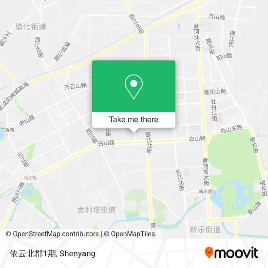 依云北郡1期 map