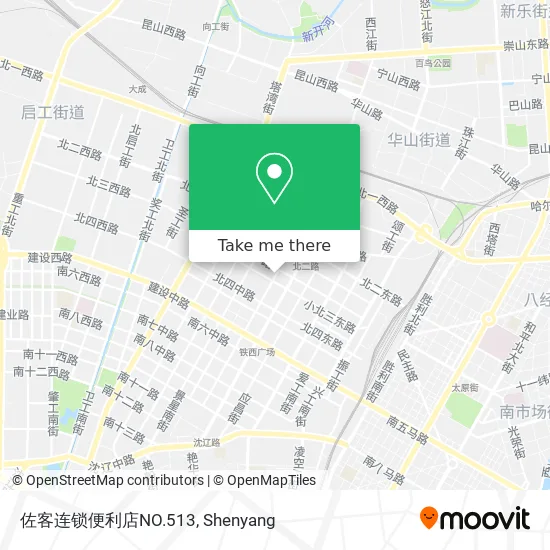 佐客连锁便利店NO.513 map