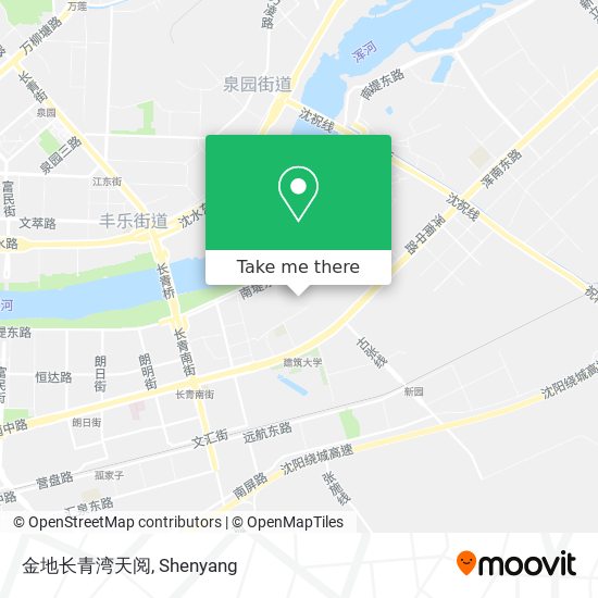 金地长青湾天阅 map