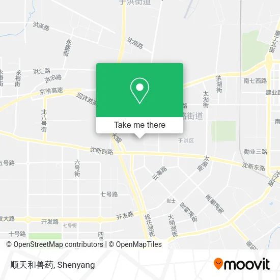 顺天和兽药 map
