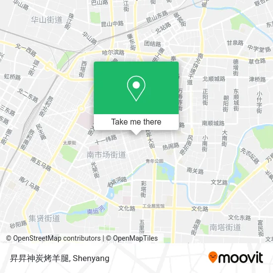 昇昇神炭烤羊腿 map