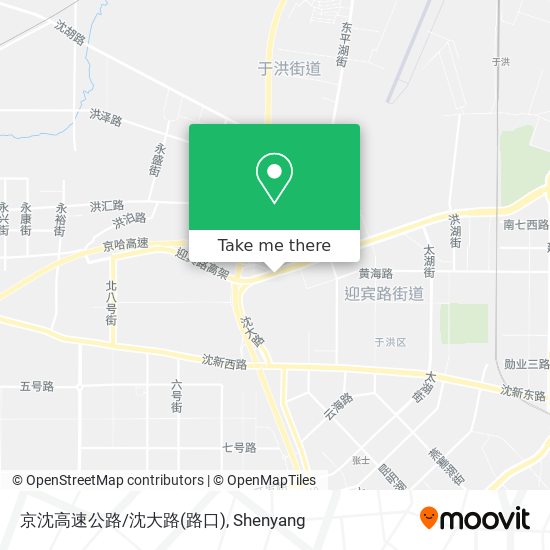 京沈高速公路/沈大路(路口) map