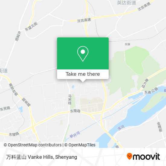 万科蓝山 Vanke Hills map