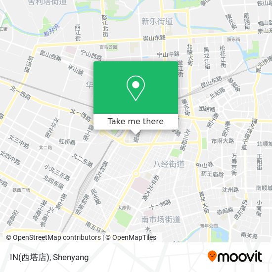 IN(西塔店) map