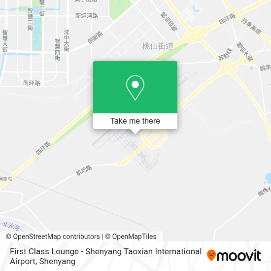 First Class Lounge - Shenyang Taoxian International Airport map
