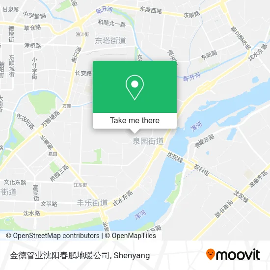 金德管业沈阳春鹏地暖公司 map