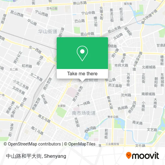 中山路和平大街 map