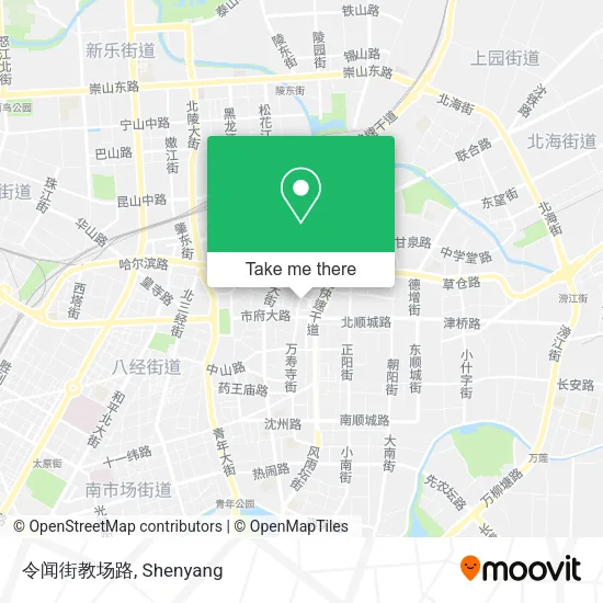 令闻街教场路 map