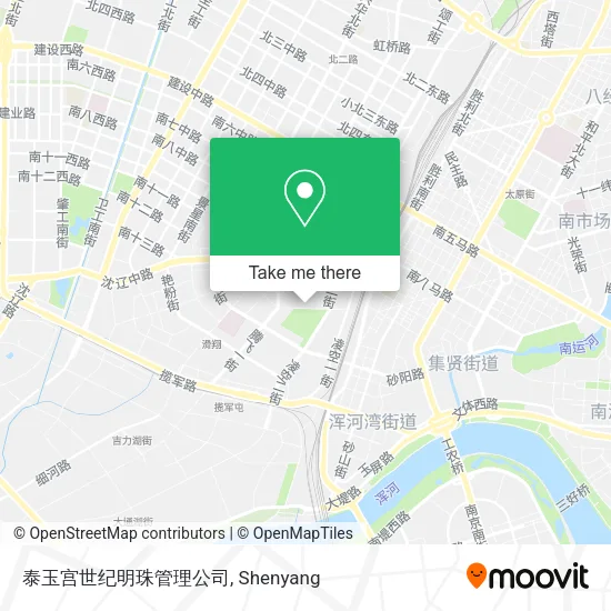 泰玉宫世纪明珠管理公司 map