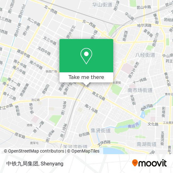 中铁九局集团 map