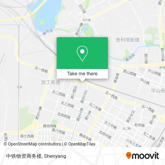 中铁物资商务楼 map