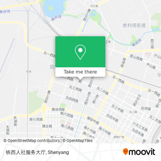 铁西人社服务大厅 map