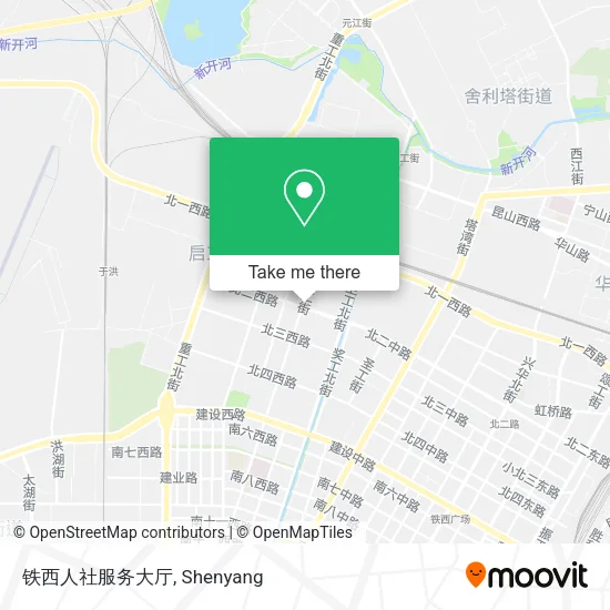 铁西人社服务大厅 map