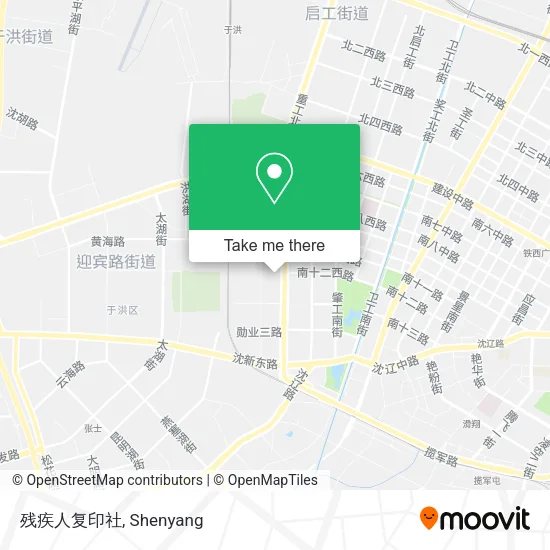 残疾人复印社 map