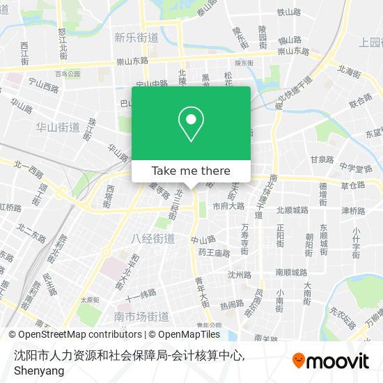 沈阳市人力资源和社会保障局-会计核算中心 map