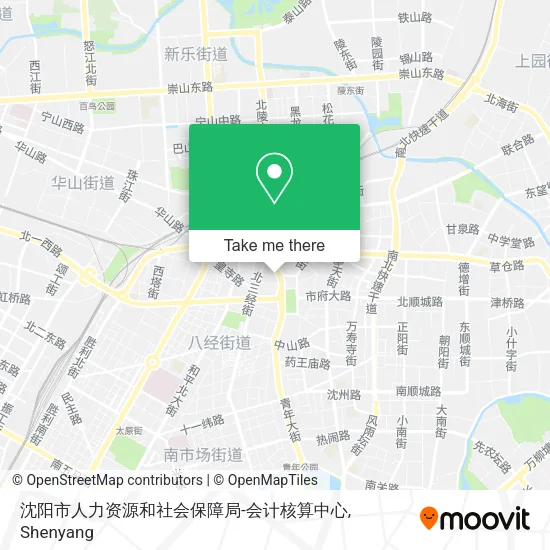 沈阳市人力资源和社会保障局-会计核算中心 map