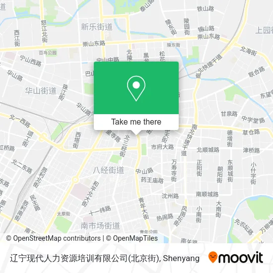 辽宁现代人力资源培训有限公司(北京街) map