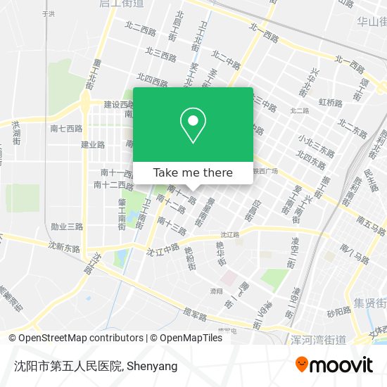 沈阳市第五人民医院 map