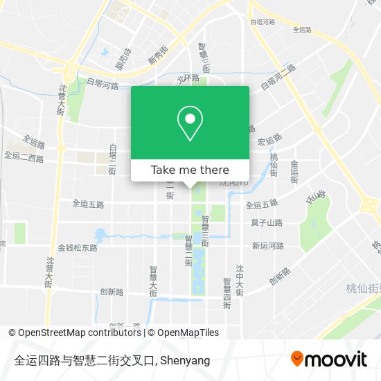 全运四路与智慧二街交叉口 map