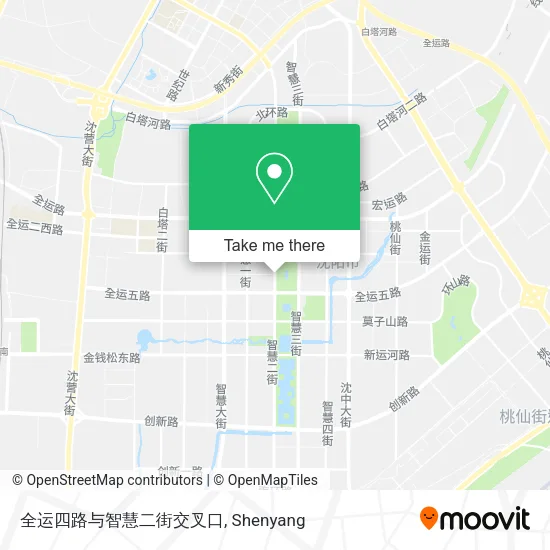 全运四路与智慧二街交叉口 map