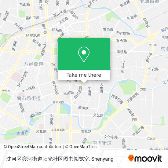 沈河区滨河街道阳光社区图书阅览室 map