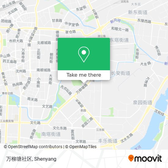 万柳塘社区 map