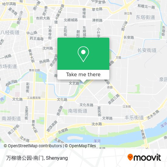 万柳塘公园-南门 map