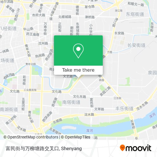 富民街与万柳塘路交叉口 map