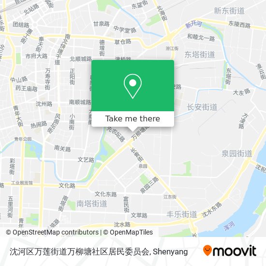 沈河区万莲街道万柳塘社区居民委员会 map