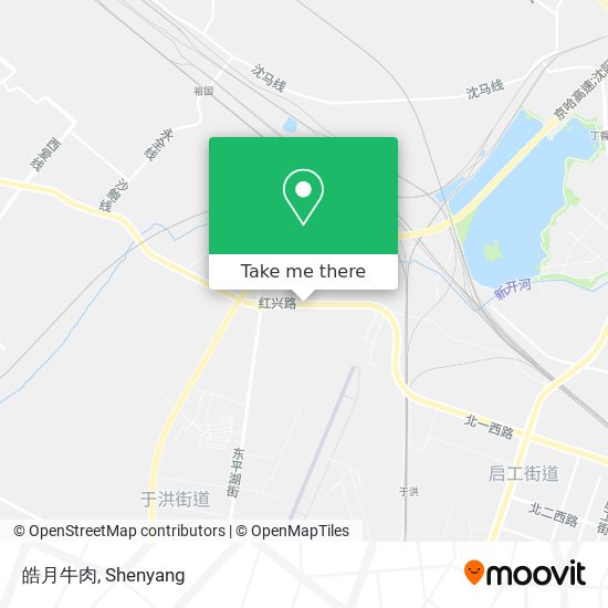 皓月牛肉 map