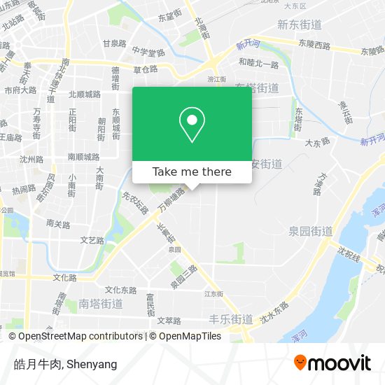 皓月牛肉 map