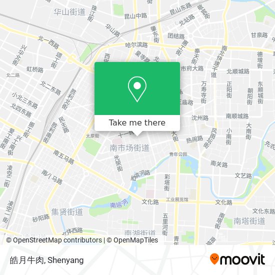 皓月牛肉 map