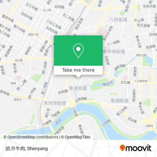 皓月牛肉 map