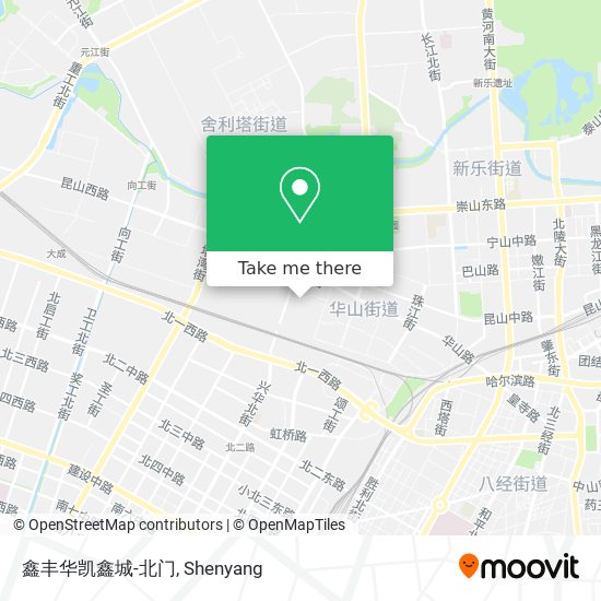 鑫丰华凯鑫城-北门 map