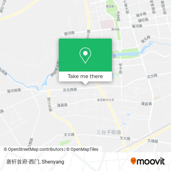 唐轩首府-西门 map