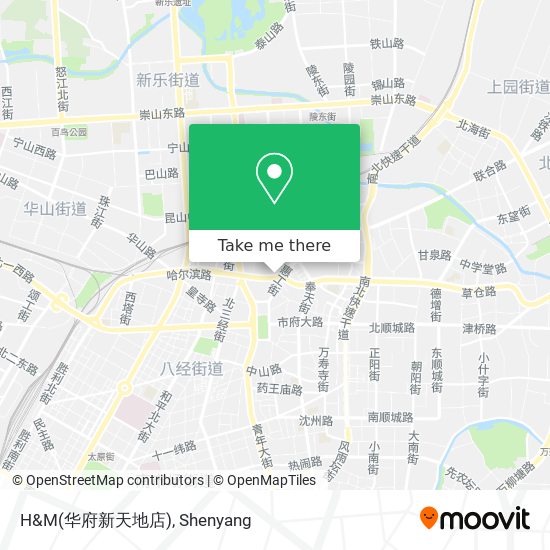 H&M(华府新天地店) map