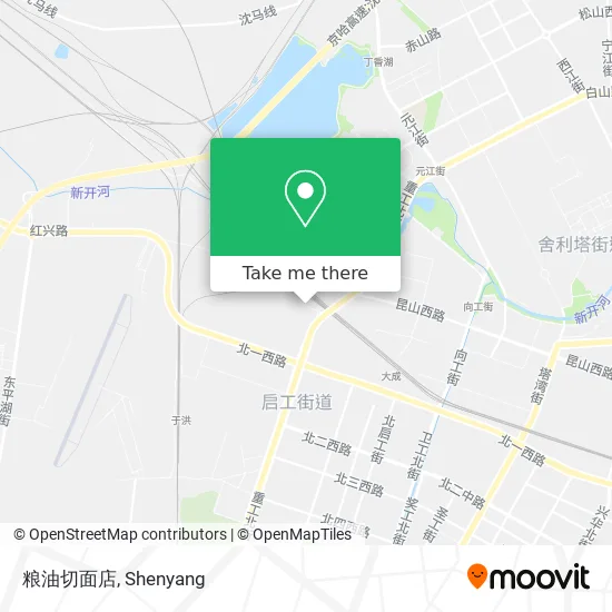 粮油切面店 map