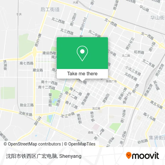 沈阳市铁西区广宏电脑 map