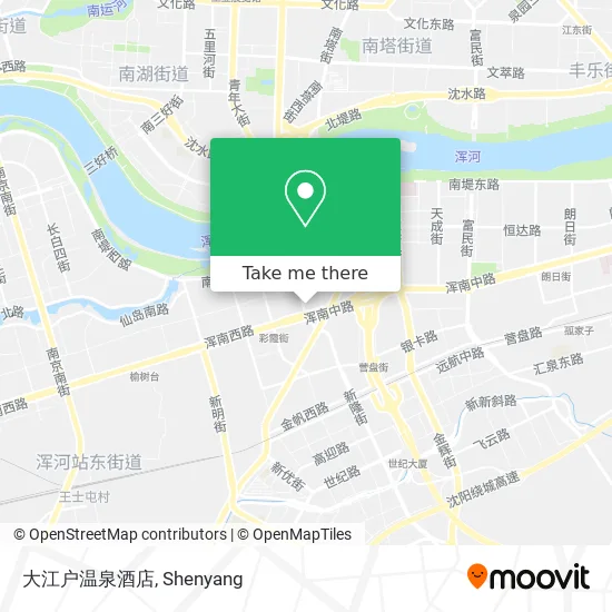 大江户温泉酒店 map