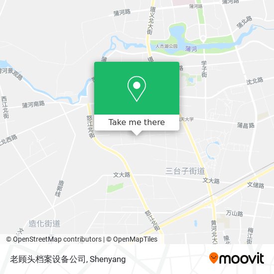 老顾头档案设备公司 map