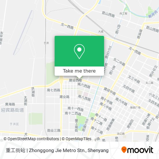 重工街站 | Zhonggong Jie Metro Stn. map