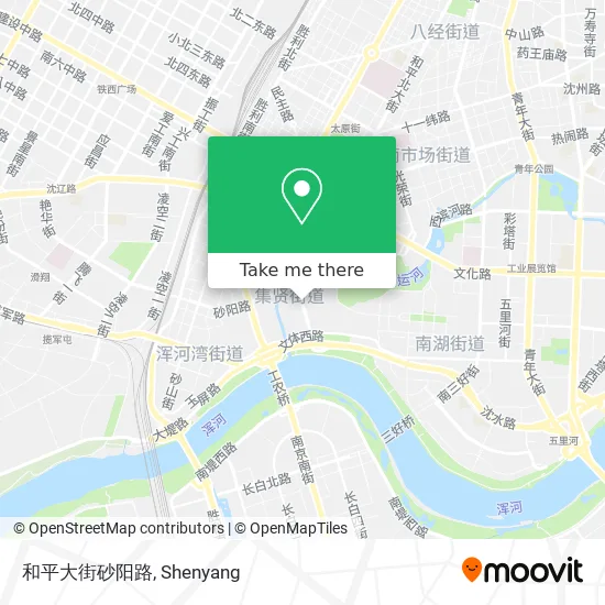和平大街砂阳路 map